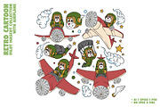 Dog Pilot Mascot Collection, an Object Graphic by Judsart (Thumbnail 1 of 4)