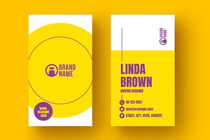Vibrant Business Card Layout, a Business Card Template by ContestDesign