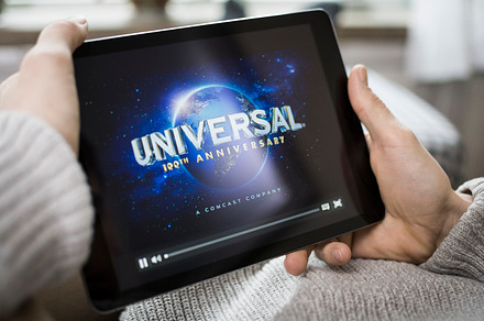 Watching a movie on tablet pc stock photo containing using and tablet pc, an Arts & Entertainment Photo by Twin Design