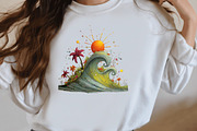 Whimsical Summer splash Clipart, an Illustration by Designworld (Thumbnail 6 of 8)