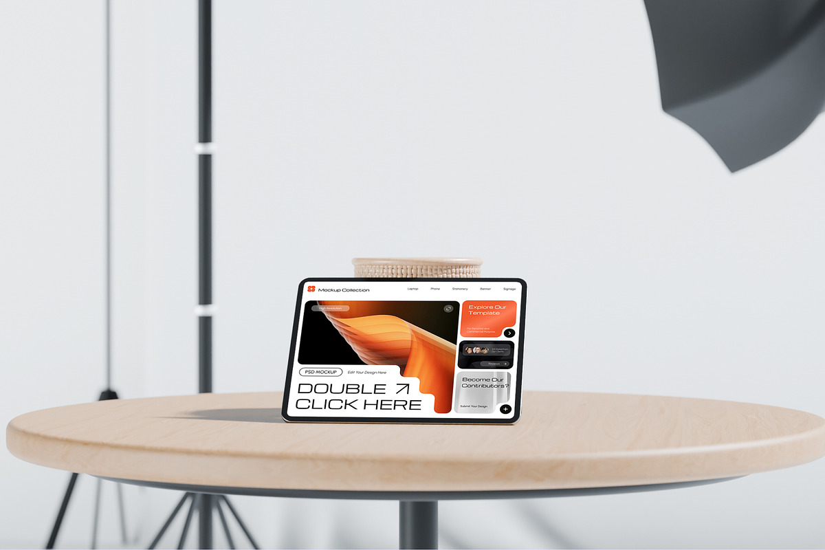 Atelier | Studio Device Mockups, a Product Mockup by orenjidesign (Photo 7 of 13)