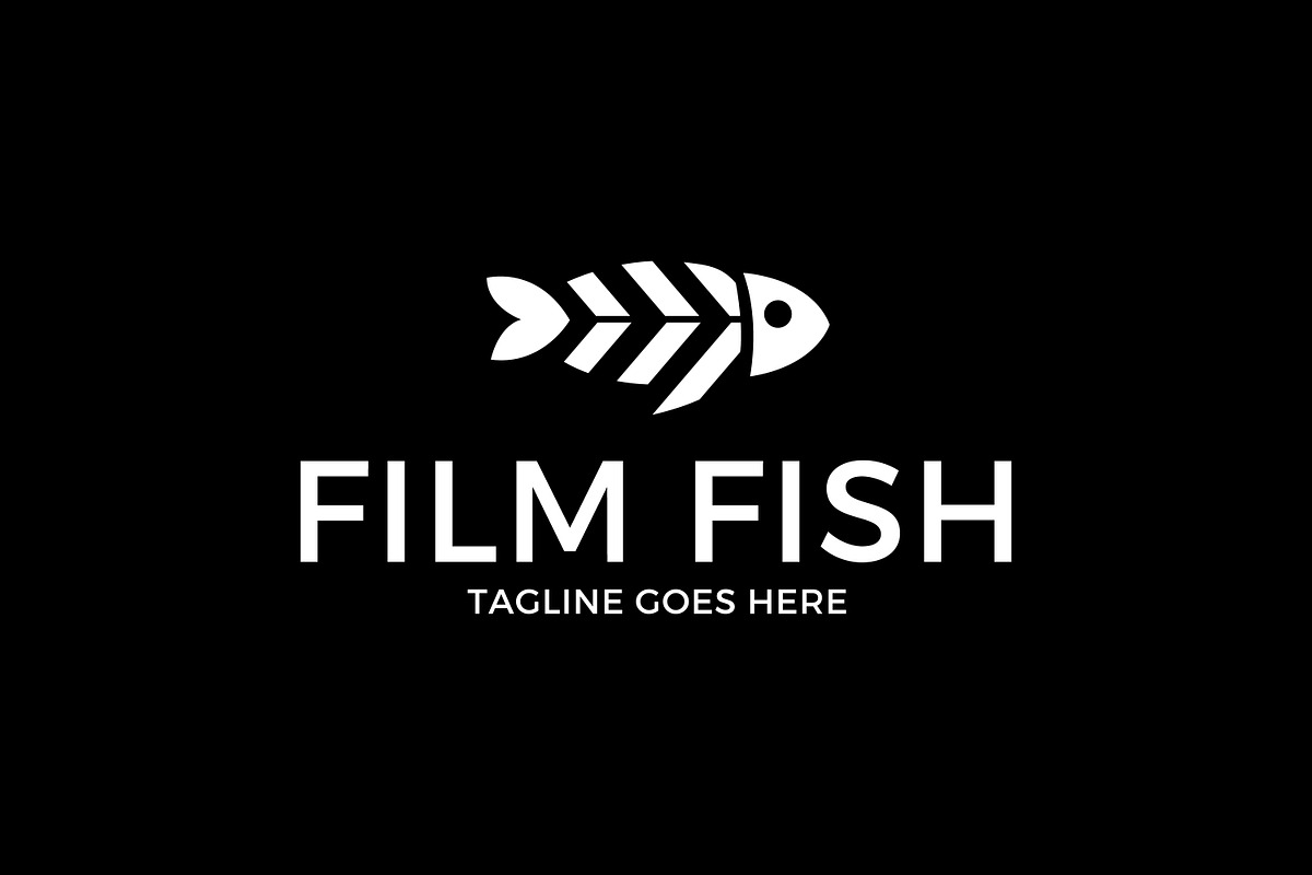 Film Fish Logo, a Branding & Logo Template by juliawan