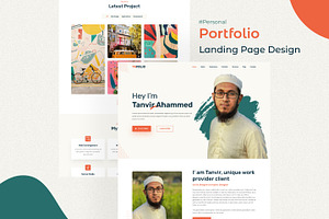 Portfolio CV Resume Landing Page