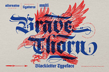 Brave Thorn Blackletter Font