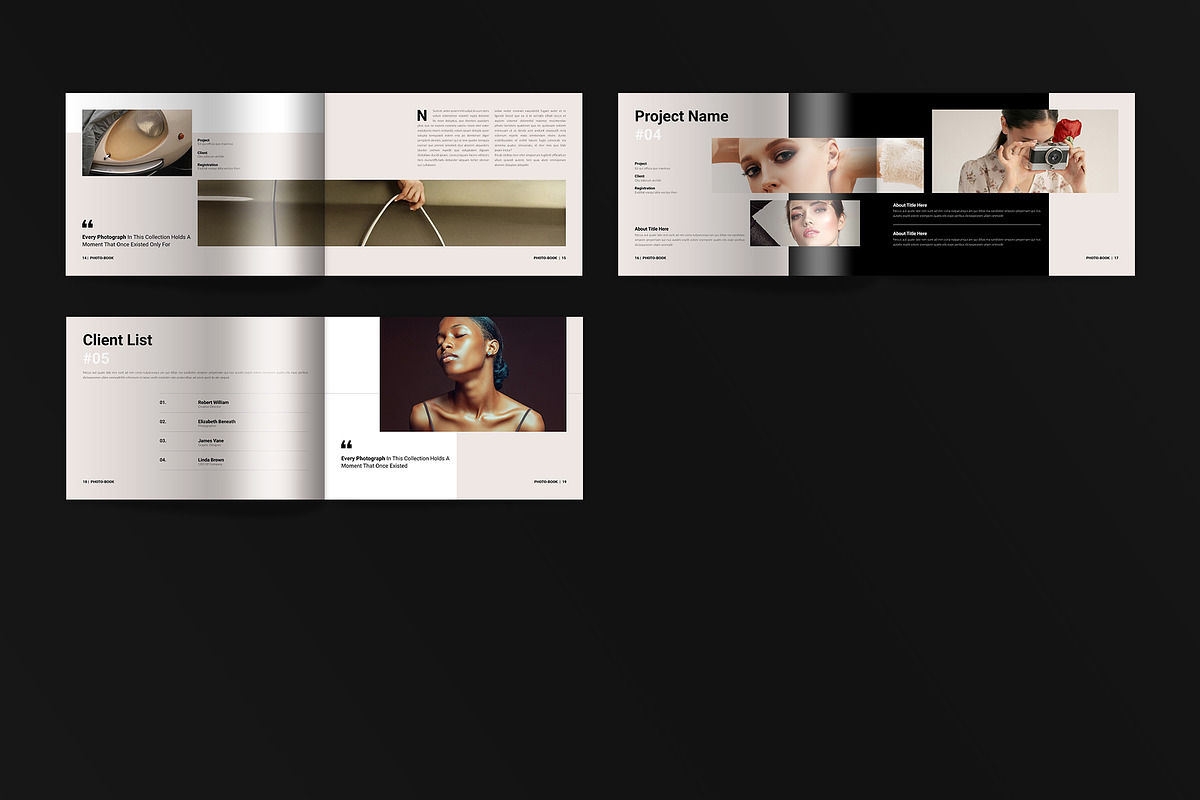 Fashion Photobook & Portfolio, a Magazine Template by Spark_Creative (Photo 13 of 13)