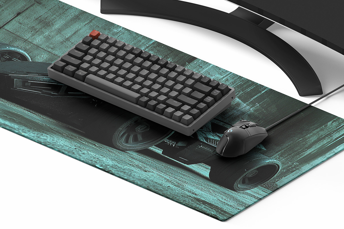 Desk mat mockup 6 PSD fully editable, a Household Mockup by GraphicVil (Photo 5 of 9)