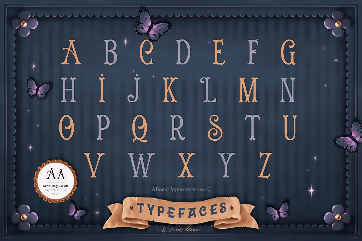 Whimsical Lettering Toolkit, a Brush Add-On by Aurelie Maron (Photo 8 of 15)