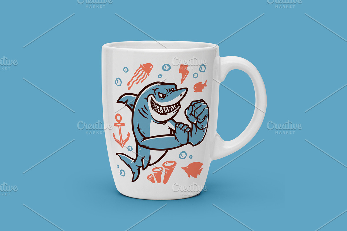 Set of underwater elements, an Animal Illustration by gunaonedesign (Photo 3 of 6)