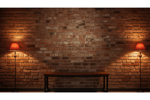 cozy light on wall ai generated, a Background Photo by pikepicture