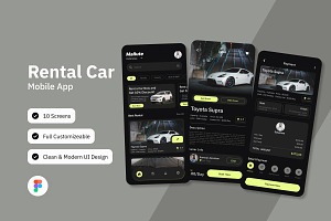 Mallute - Rental Car Mobile App, an App Template by twinstd