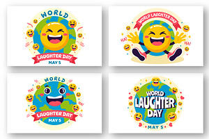 12 World Laughter Day Illustration