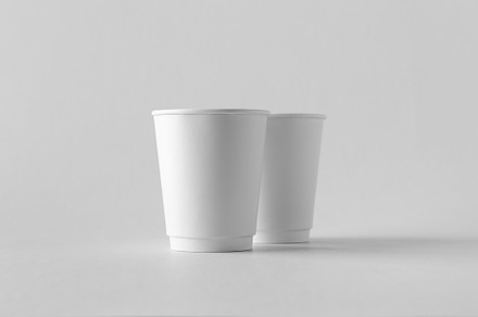 8 oz white double wall coffee paper stock photo containing advertising and, a Food & Drink Photo by Shablon