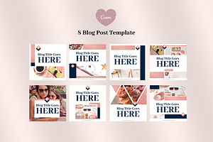 Rose Gold Chic Instagram Template