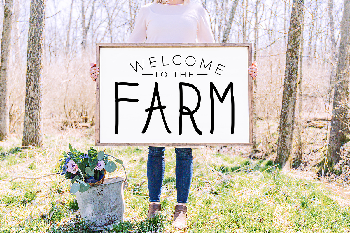 Farmhouse - Handwritten Font, a Handwritten Font by CraftlabSVG (Photo 8 of 10)