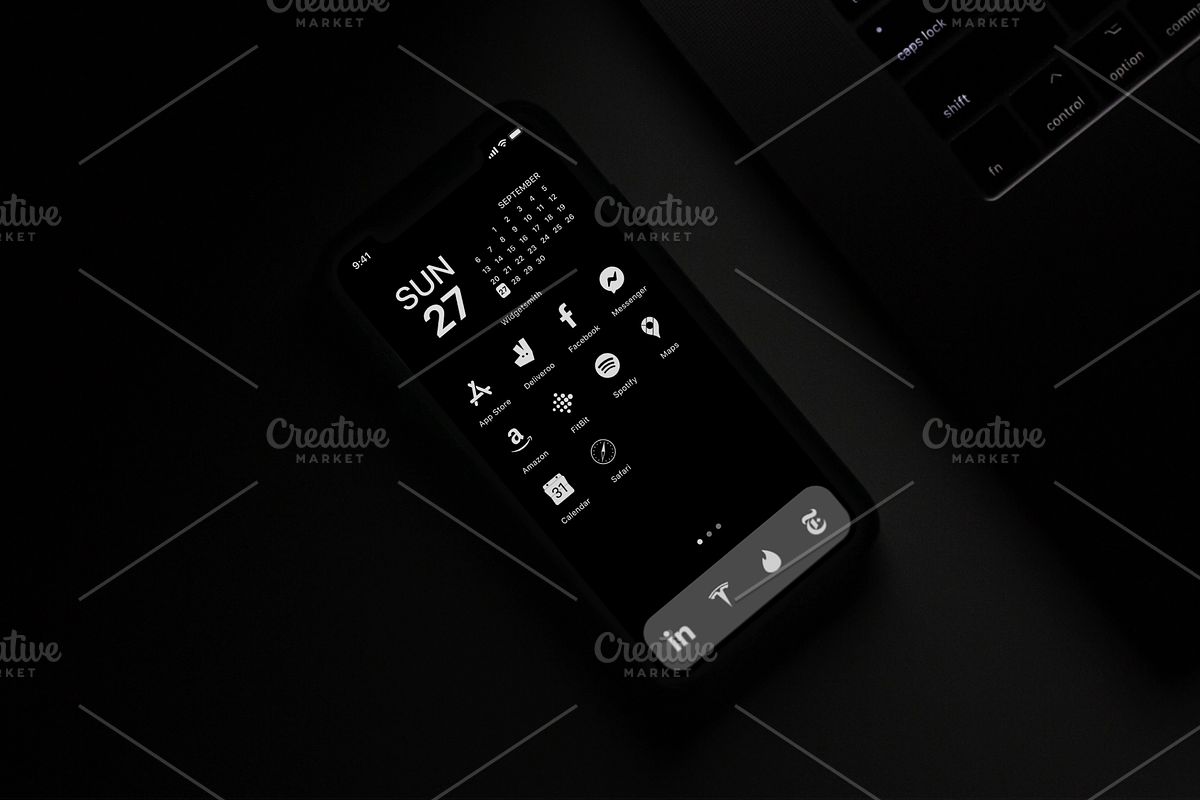 iOS 14 Luxury iPhone App Icons • One, an Icon by Homescreen Pro (Photo 4 of 6)