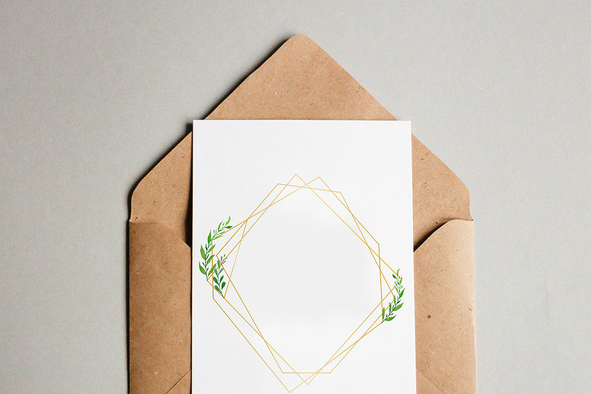 Geometrical frames with watercolor, an Illustration by Annakristal (Photo 3 of 3)