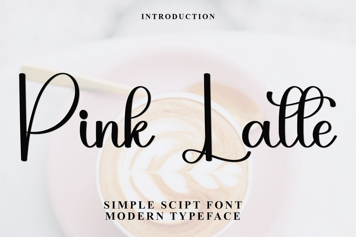 Pink Latte, a Handwritten Font by InermediaSTUDIO (Photo 1 of 7)