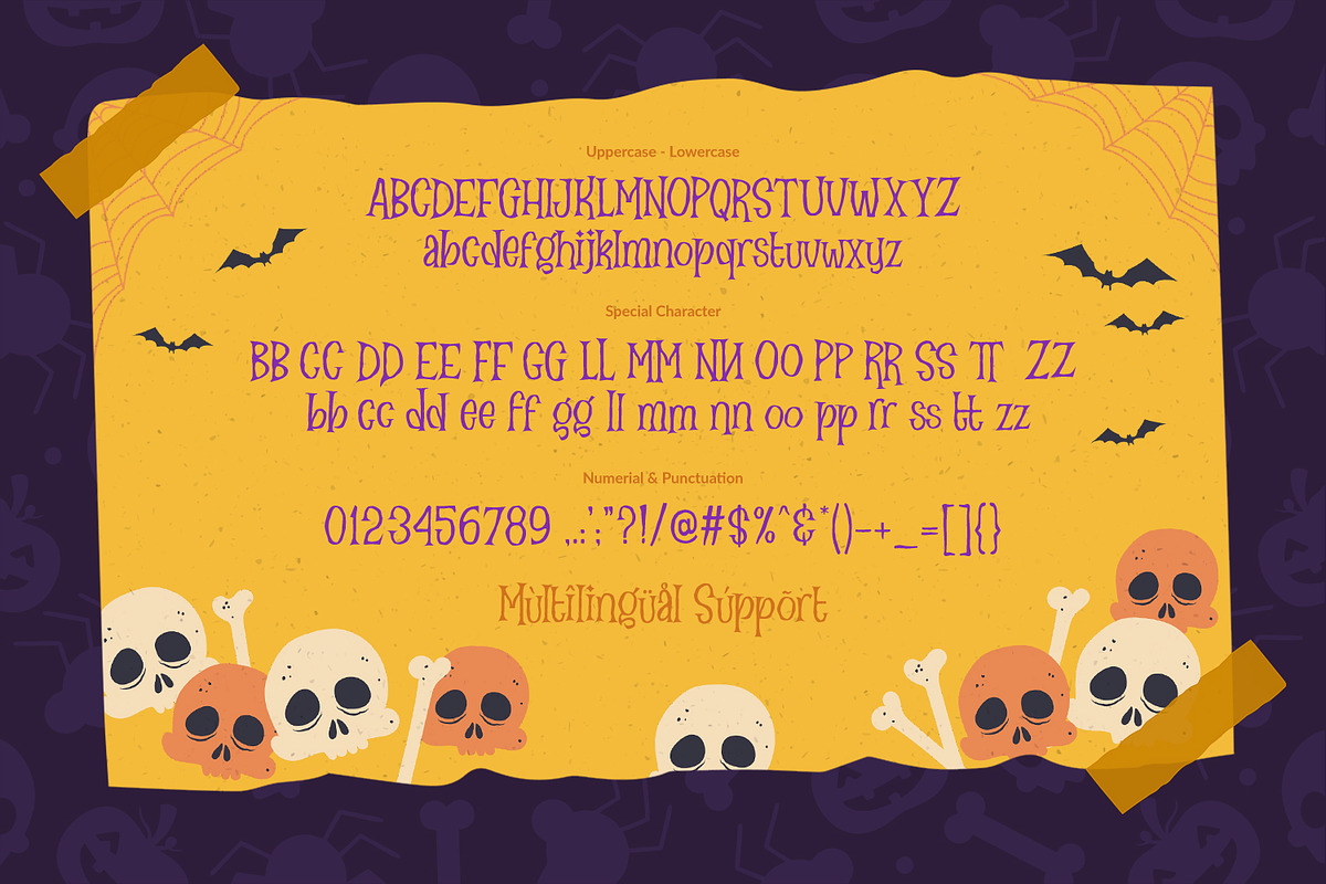 Mr. Halloween Font, a Blackletter Font by Orenari (Photo 8 of 11)
