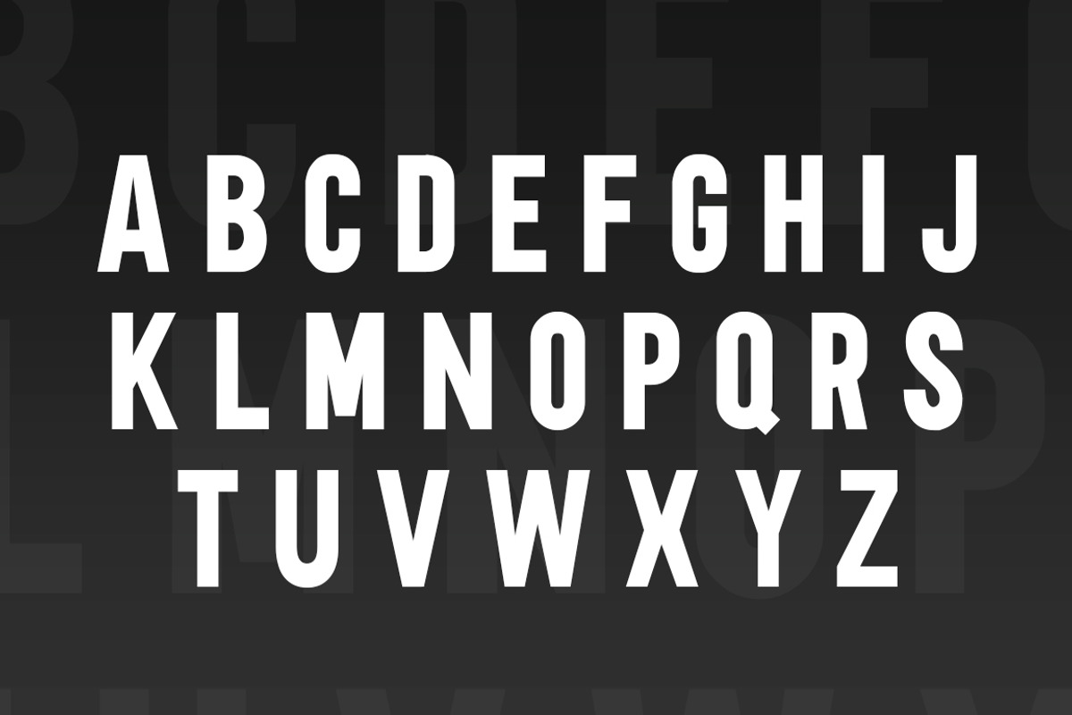 Trouble Font preview 5