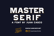 Master Serif, a Serif Font by Juan Casco (Thumbnail 1 of 4)