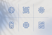 Monoline Letter G Logo Collection, a Branding & Logo Template by Rukuru Studio (Thumbnail 3 of 6)