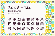 Catchy Geometric Pattern Collection, a Pattern Graphic by Minkina (Thumbnail 5 of 5)