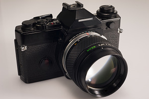Old camera stock photo, an Arts & Entertainment Photo by davidalca