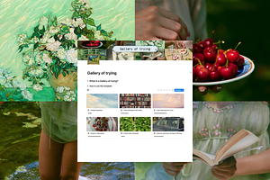 Gallery of trying - Notion template, an App Template by Iasan Design