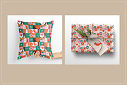 Geometric Modern Christmas, a Seasonal Illustration by Marish (Thumbnail 5 of 9)