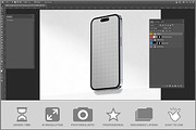 Cellular Display Modern Interior PSD, a Device Mockup by Bruno's Shop (Thumbnail 2 of 3)