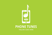 Phone Tunes - Music & Mobile Logo, a Branding & Logo Template by Creattlle (Thumbnail 3 of 4)