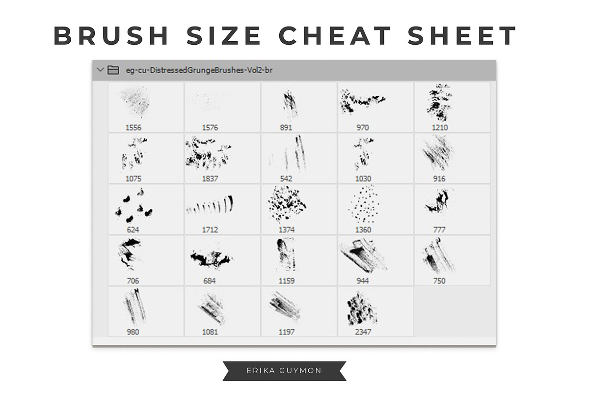 Distressed Grunge Brushes Vol2, a Brush Add-On by Erika Guymon (Photo 3 of 7)