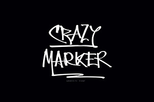 Crazy Marker Graffiti Font