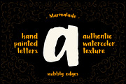 Marmalade, a hand painted font, a Handwritten Font by Rachel White Art (Thumbnail 4 of 9)