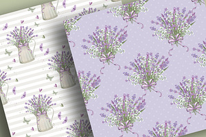 Lavender Garden Digital Paper Pack