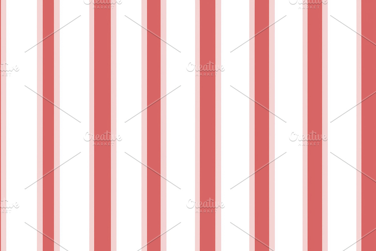 Seamless pattern, seamless red and white vertical stripes patter, a Pattern Graphic by Studio ANNA