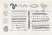 Vector Scribbles and Paper Scraps, a Texture Illustration by GRPXSTORE (Thumbnail 5 of 13)