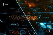 Cyber - Futuristic Neon Display, a Texture Graphic by Studio 2am (Thumbnail 7 of 9)