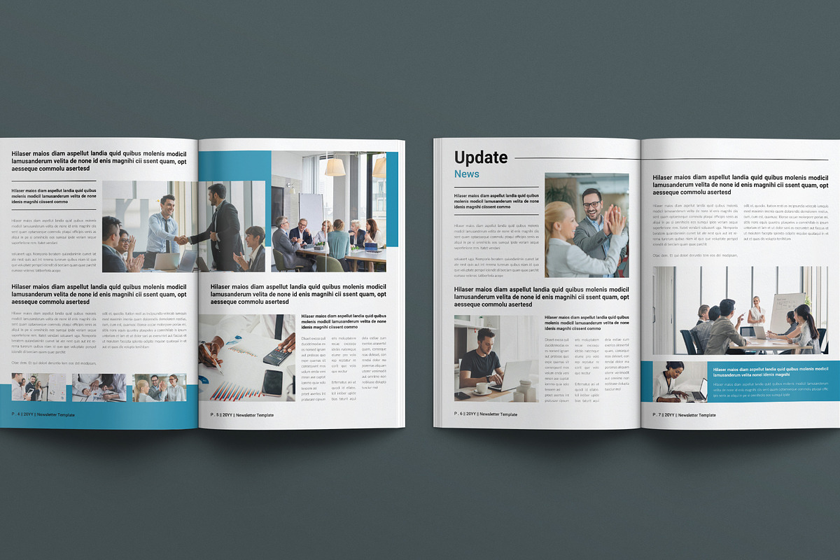 Newsletter Template, a Brochure Template by E-Type