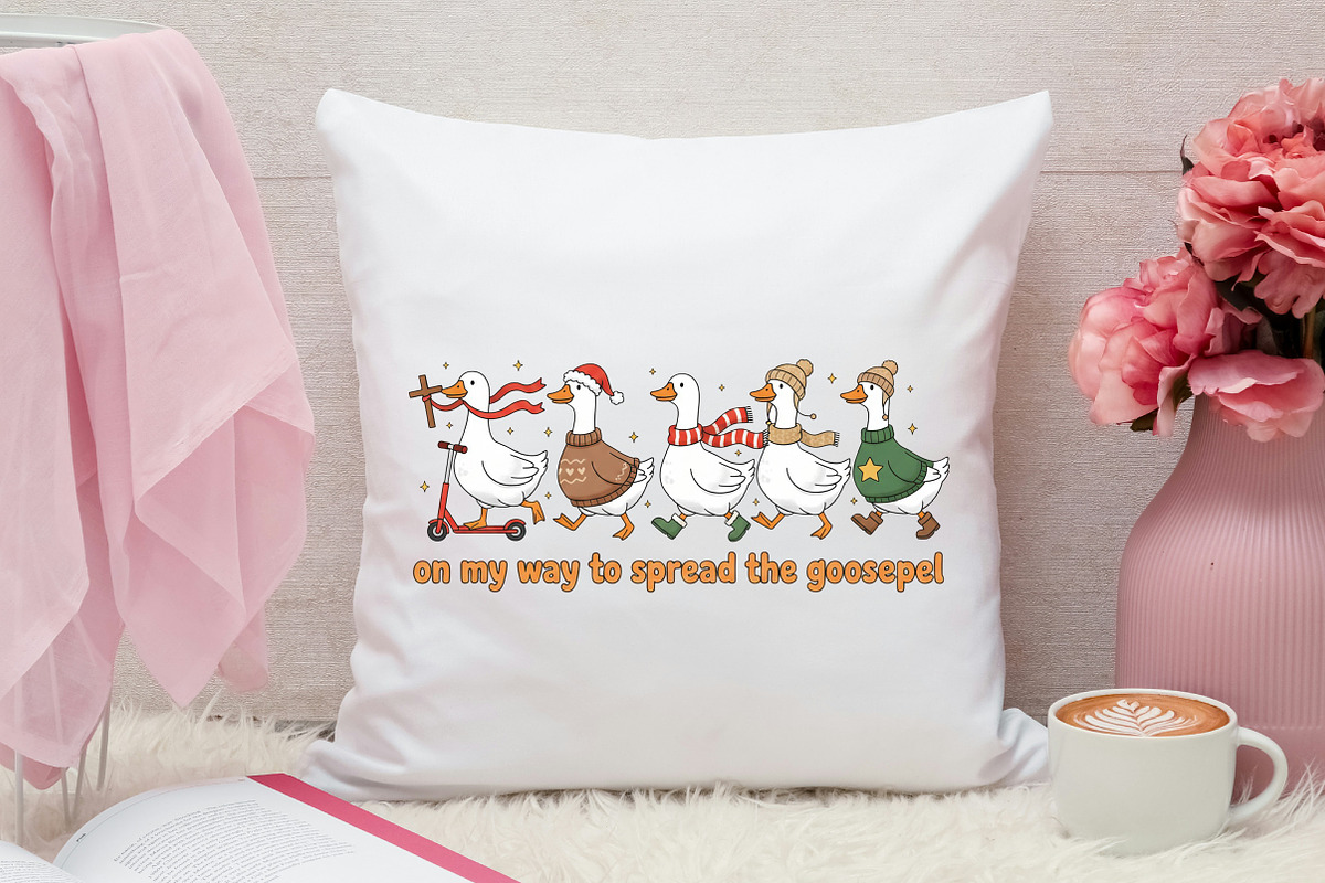 Funny Goose Christian Png, an Illustration by Canvas Craft (Photo 4 of 7)