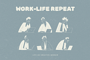 People Series BUNDLE: All 5 in 1, a Person Illustration by Veyla (Thumbnail 36 of 52)