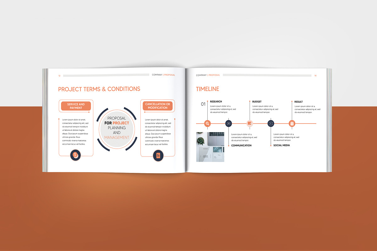 Project Proposal Template, a Brochure Template by crazyOWL (Photo 9 of 12)