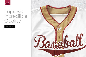 Baseball Jersey 4xMock-ups