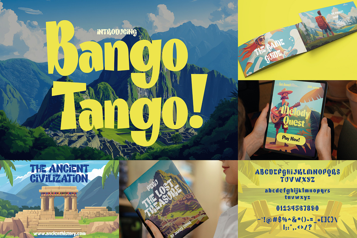 Mexican Font Bundle - 33 Fonts!, a Slab Serif Font by HipFonts (Photo 16 of 18)