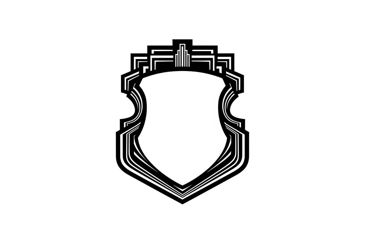 Art Deco Shield Frame SVG Bundle, an Illustration by Creativeshirt (Photo 10 of 31)