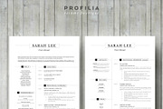 Word Resume & Cover letter Template, a Resume Template by Profilia Resume Boutique (Thumbnail 2 of 3)