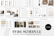 Finishes Schedule and Shopping List, a Presentation Template by ShopRShop (Thumbnail 1 of 9)