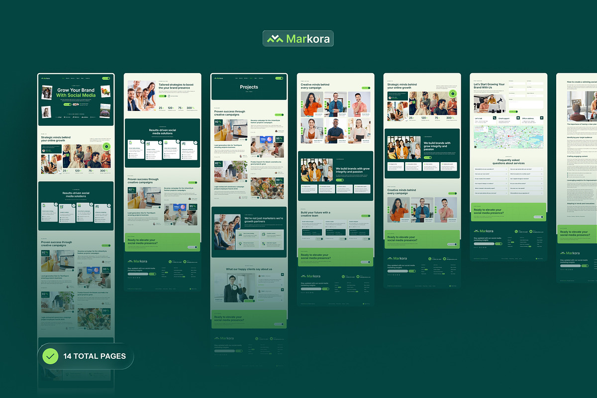 Markora - Social Media Marketing, a WordPress Template by SLAB! Design (Photo 4 of 5)