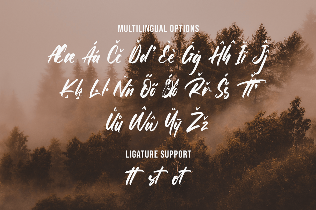 The Raster Font, a Script Font by Fatmawati (Photo 11 of 12)
