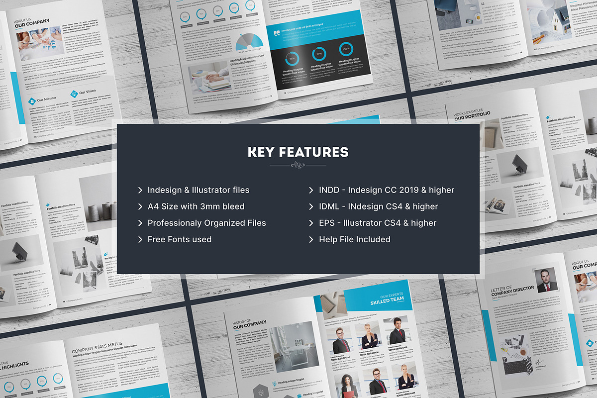 Company Profile Brochure, a Brochure Template by Miyaji75 (Photo 2 of 19)